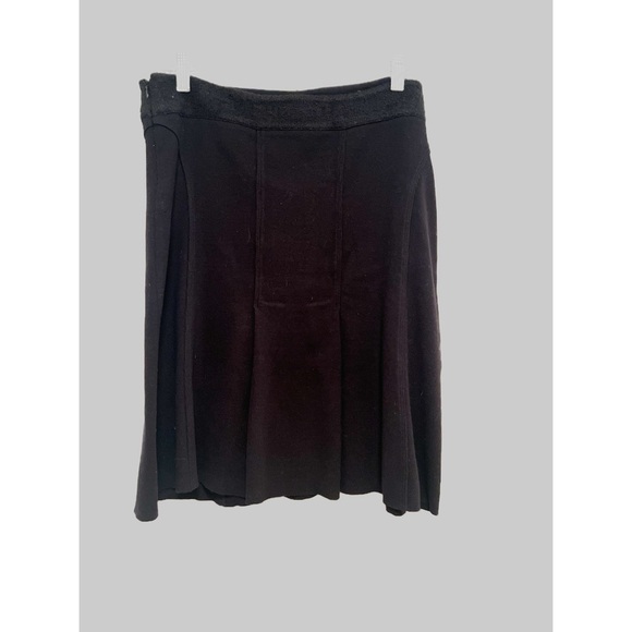 CAbi Dresses & Skirts - CABI black cotton blend knit skirt size medium